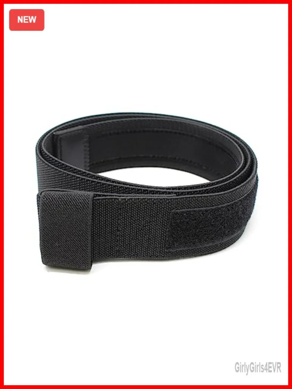 Flexible Nylon No Scratch Hook Loop Belt Stretch Casual Work